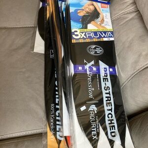 Expressions Pre-Stretched Braid Hair - Black with Blonde Highlight